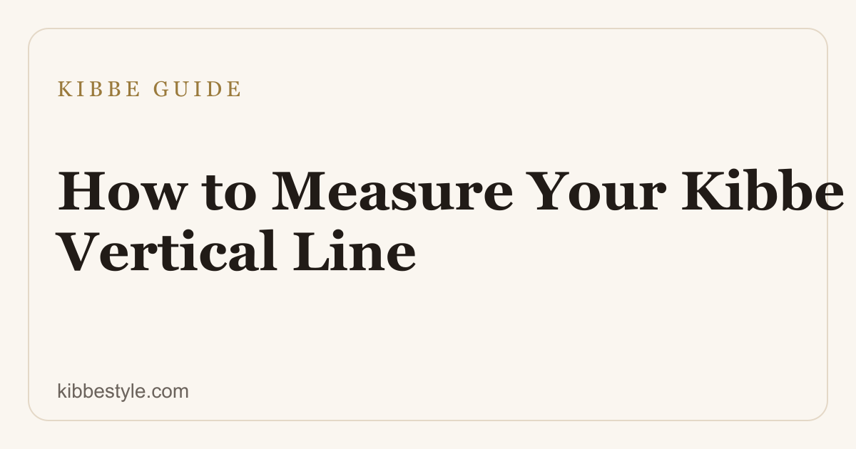 How to Measure Your Kibbe Vertical Line · KibbeStyle